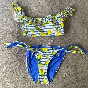 LA VIE EN ROSE Lemon Frilly Bikini